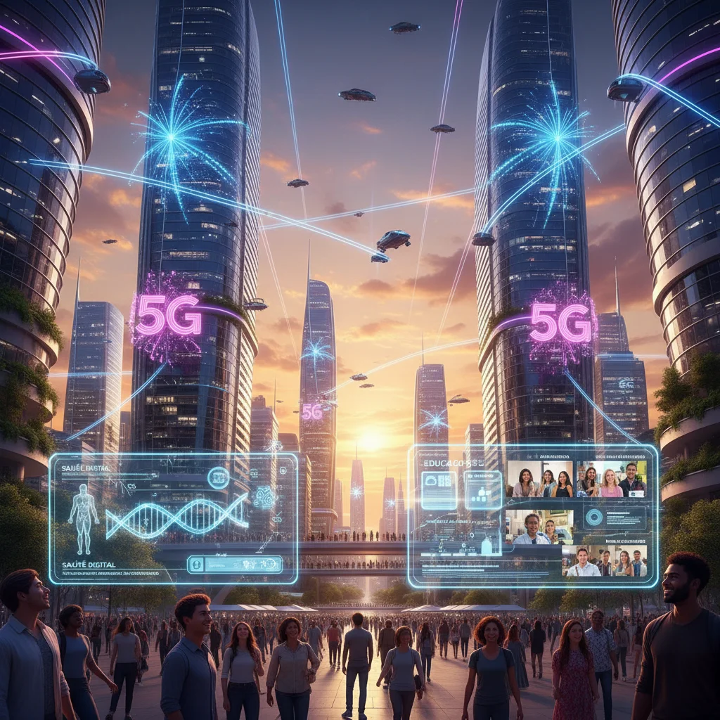 5G no Brasil: Transformando Saúde e Educação