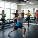 Prevenção de Lesões Esportivas: Estratégias Essenciais para Atletas Atletas realizando alongamentos dinâmicos para prevenção de lesões esportivas.