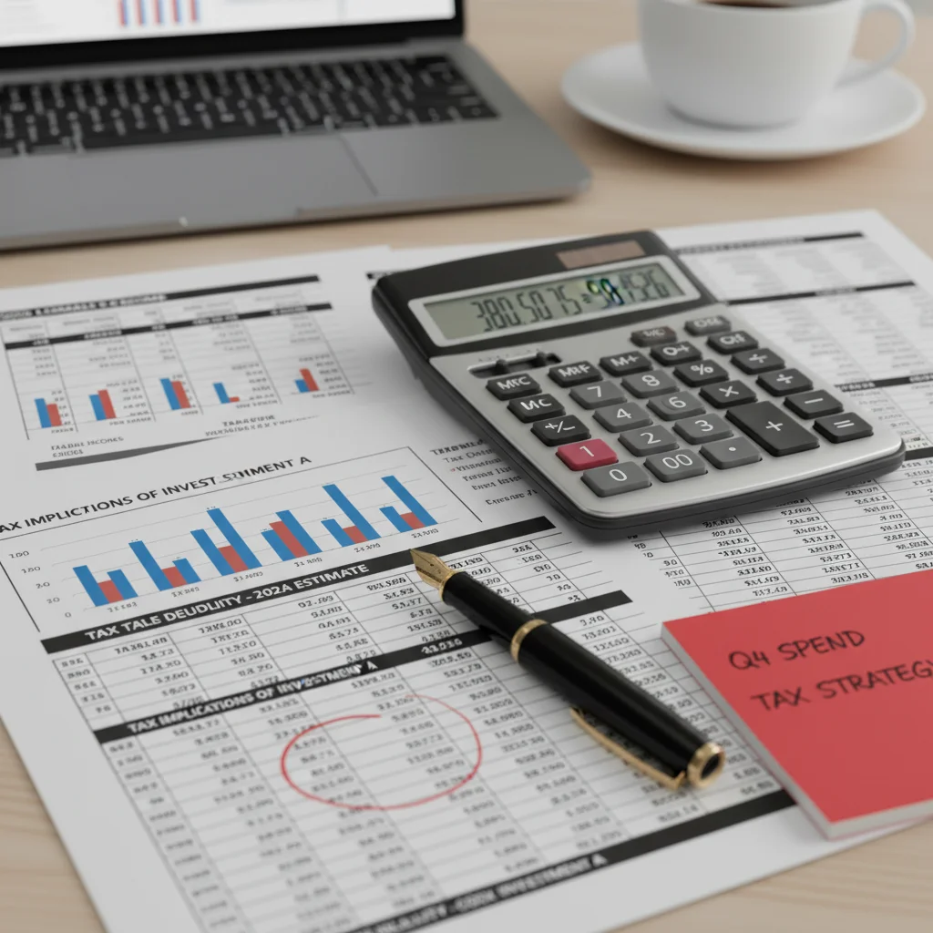 Calculadora e planilhas financeiras, simbolizando a análise da desoneração da folha.